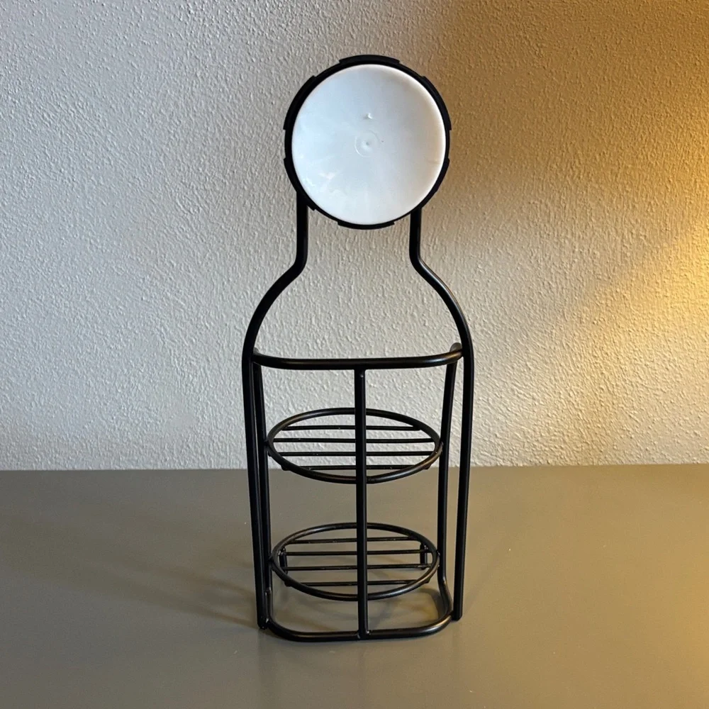 2 Tier Suction Cup Soap Bar/Shampoo Bar Holder